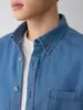 Camisa de Mezclilla Lavada Casual Urbana para Hombre Mokamke, Camisa de Algodón Puro Nueva Otoño 2026 para Hombre 50460