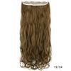Peruca mulheres longo cabelo cacheado uma peça de alta temperatura seda sem costura peça de extensão de cabelo 5 clip clip peruca de cabelo local de fábrica