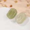 Jade Hetian Natural Cuentas Sueltas Cuentas Espaciadoras Accesorios de Jade Accesorios para Joyería de Cuentas DIY Piezas Huecas Talladas en Stock Venta al por Mayor