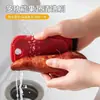 Cepillo flexible para frutas y verduras, cepillo de limpieza de cocina multifuncional, cepillo para lavar verduras y frutas, cepillo para ranuras de fregadero y tabla de cortar