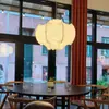 Lustre, luminária de sala de jantar em seda sintética, estilo medieval japonês, lanterna criativa estilo wabi-sabi, luminária artística de quarto, luminária de mesa para bar de pousada