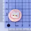 Pegamento de Crema Brillante de Dibujos Animados Gato Bola de Arroz Papas Fritas Accesorios de Resina DIY Pasador Tocado Accesorios para el Cabello Venta al por Mayor