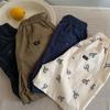 Pantalones Cortos Explosiones para Niños 2025 Verano Nuevo Niños y Niñas Letras Bordadas Algodón Bebé Pantalones Japoneses Venta al por Mayor