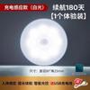 Lámpara de inducción automática del cuerpo humano luz nocturna dormitorio mesita de noche carga persona para iluminar inodoro escaleras luz nocturna dormir de noche