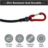 Mosquetón de cuerda elástica para kayak, bicicleta, equipaje, cuerda de embalaje, accesorios de camping