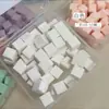 Esponja para arte de uñas, bloque de tofu mini de alta densidad de colores variados, esponja para difuminar rubor, herramienta para difuminado degradado