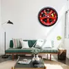 Reloj de Pared Silencioso Más Vendido Transfronterizo, Reloj Estilo Motocicleta, Reloj Decorativo Creativo y Moderno de Lujo Ligero para Sala de Estar, Reloj de Pared de Madera