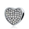 Cuentas para Pulsera Transfronterizas, Accesorios en Forma de Corazón, Cuentas Sueltas para Collar, Joyería Trenzada con Cuerda DIY, Cuentas Espaciadoras, Regalo de San Valentín