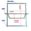 Estante para Empaquetar con Plástico de Burbujas Soporte Reforzado de Algodón Perlado Estante Multifuncional para Rollos de Papel Kraft Estante para Empaquetar Rollos