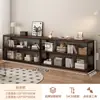 Estantería de pie Estante de almacenamiento simple de varias capas Estantería pequeña Escritorio de dormitorio Estante de almacenamiento de oficina de pared