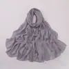 Bufanda de Chifón Perlado Nuevo Estilo Transfronteriza Premium con Pedrería de Gota de Agua Bufanda Étnica Hui Pañuelo para la Cabeza Malayo Hijab