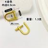 Accesorios populares para bolsos, hebilla de hardware, cadena de metal, correa de hombro, hebilla ajustable, hebilla en forma de herradura, hebilla en D, anillo de tornillo desmontable, hebilla de anillo