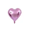 Globos de Papel de Aluminio de 18 Pulgadas en Forma de Corazón con Diseño de Pentagrama para Decoración de Habitación de Boda y Lugar de Cumpleaños