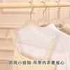 Percha de ropa de celebridades de Internet para colgar ropa en casa, acrílica, transparente, antihuellas, antideslizante, con esquinas de cristal, estilo hada, accesible, de lujo, soporte para secar ropa.