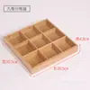 Acompañamientos para Hot Pot, Plato de Nueve Compartimentos, Bandeja de Frutas Secas, Juego de Accesorios, Bocadillos para el Té, Bandeja de Hielo, Bandeja de Bocadillos para el Hogar, Bandeja para el Té