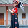 Traje Yao mujer minoría adulta mujer Guangxi Yunnan Danza Miao vestido foto de actuación traje