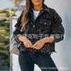 Amazon Estación Independiente Explosiones Chaqueta de Flecos para Mujer Otoño e Invierno Chaqueta de Pana Lavada Vieja Multicolor en stock