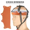 Casco de obra transfronterizo Meisian con orificios perforados para fijar la visera del casco, protección para la cabeza, antifricción, forro desmontable