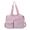 Bolsa de Tela Oxford de Nylon 2025 Nueva Bolsa Cruzada para Madres Gran Capacidad Lona Bolso de Hombro para Mujer Bolso Grande Mochila Casual