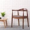 Silla de comedor de madera maciza estilo americano vintage con respaldo y reposabrazos, silla de libro de madera de caucho importada, silla individual, silla de computadora, silla informal para el hogar