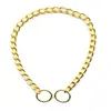 Suministro Exclusivo Transfronterizo de Cadenas para Perros, Cadenas P, Collares para Perros Mascotas, Cadenas Retorcidas de Bucle Doble, Collares de Entrenamiento Antiexplosión para Perros, Cadenas de Hierro Resistentes al Desgaste para el Cuello