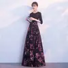 Vestido de Encaje de Noche para Mujer 2026 Invierno Nuevo Estilo Aliexpress Elegante Vestido de Temperamento Vestido de Anfitrión de Banquete para Mujer