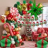 Balões de Folha de Alumínio Amazon para o Natal Transfronteiriços 40 polegadas Verde Fruta Número Decoração de Festa Cena Balões Decorativos de Natal