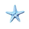 Blogger coreana estilo ins pinza para el pelo de estrella de mar azul cielo dulce fresco estilo vacación en la playa pinza de pico de pato geométrica pinza lateral para flequillo