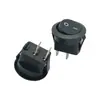 Interruptor basculante KCD2 topo redondo base quadrada com luz, duas posições e três posições, alta corrente, totalmente certificado, ROHS