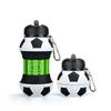 Garrafa de Água Fitness Esportiva ao Ar Livre Copo de Água Dobrável para Caminhada e Acampamento Portátil Copo de Silicone Copo de Presente com Logo Personalizável Palito
