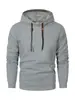 2024 novo comércio exterior tamanho europeu masculino casual jacquard liso masculino xadrez Amazon acolchoado algodão manga longa com capuz suéter