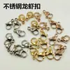 Accesorios para Joyería DIY Acero de Titanio 304 Antióxido Broches de Langosta Materiales para Pulsera y Collar Hechos a Mano