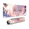 Mouse Pad Extra Grande Meninos e Meninas Escritório Criativo Antiderrapante Mesa Teclado de Computador Animação E-Sports Bidimensional