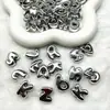 Accesorios de Cuentas con Letras de Agujero Grande Versión Q de Acrílico para Bolsos Hechos a Mano DIY Cadena para Teléfono Llavero Materiales Cuentas Sueltas