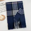 Bufanda estampada estilo japonés y coreano 2026 para mujer, otoño e invierno, accesorio para fotos atmosféricas, chal con flecos, calentador de cuello versátil y cálido