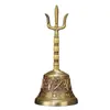Cangcun Wugu Sino Vajra e Dorje Interno Casa Portátil Sanqing Sino Sino Agitado à Mão Sino Vajra Ornamento
