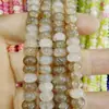 Cuentas de Ábaco Teñidas al Agua de 8x5 mm, Cuentas de Vidrio que No se Desvanecen, Cuentas Sueltas de Vidrio, Materiales para Joyería de Pulseras, Venta al por Mayor para Manualidades con Cuentas