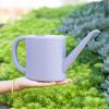 Regadera de Plástico de Gran Capacidad con Pico Largo de 1-2L para Uso Doméstico, Riego de Verduras, Jardinería y Macetas