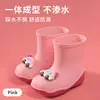 Botas de chuva infantis 2026 novo estilo para meninos e meninas, sapatos impermeáveis antiderrapantes para bebês e estudantes com tema de carros