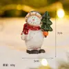Decorações de Natal enfeites retrô criativos Papai Noel boneco de neve fazer velho artesanato layout de cena adereços para fotos