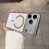 Gama alta 18 colores nuevos adecuados para iPhone 18 Pro Max, funda de teléfono magnética transparente tipo hielo, cubierta protectora anticaída Apple 17