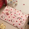 Alfombra Antideslizante Absorbente de Dibujos Animados para Baño, Sala de Estar, Entrada, Felpudo Sencillo para Puerta de Dormitorio del Hogar, Tierra de Diatomeas
