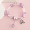 Pulsera de Joyería de Nuevo Estilo, Joyería de Cuentas de Cristal Estilo Coreano, Pareja, Estudiante, Pulsera Infantil, Joyería para Niñas al por Mayor