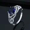 Suministro directo de fábrica nuevo anillo de mujer hueco con diamantes y circonita multicolor joyería para mujer