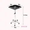 Carrito de Herramientas para Peluquería, Soporte Temporizado para Teñido de Cabello, Soporte para Crema de Tratamiento Capilar, Bandeja para Permanente y Extensiones de Cabello, Carrito con Recipiente para Teñir de Salón de Belleza
