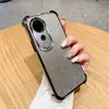 Adequado para Capa de Celular Vivos50Promini de Quatro Cantos S30 Glitter Galvanizado S19 Borracha Macia S60 Capa Protetora S18E