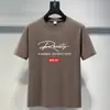 Playera de Manga Corta de Algodón de Fibra Larga para Hombre Algodón Puro Casual para Pareja Estudiante Cuello Redondo Media Manga Holgada Talla Grande Top Básico