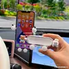 Adequado para Suporte de Celular para Carro Byd Yuan Plus, Decoração Fofa para Console Central da Tela do Interior do Carro, Design de Golfinho e Gaivota