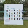 Festival Chongyang Jardim de Infância Atividade ao Ar Livre de Construção de Equipe Quadro de Assinaturas Jogos de Lançamento de Sacos de Feijão Adereços Planejamento de Casamento Parede de Fundo Placa KT
