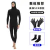 Traje de buceo de una pieza de neopreno de 3 mm para hombre, cálido, con cremallera en la espalda, adecuado para snorkel, buceo profundo, natación en invierno y buceo